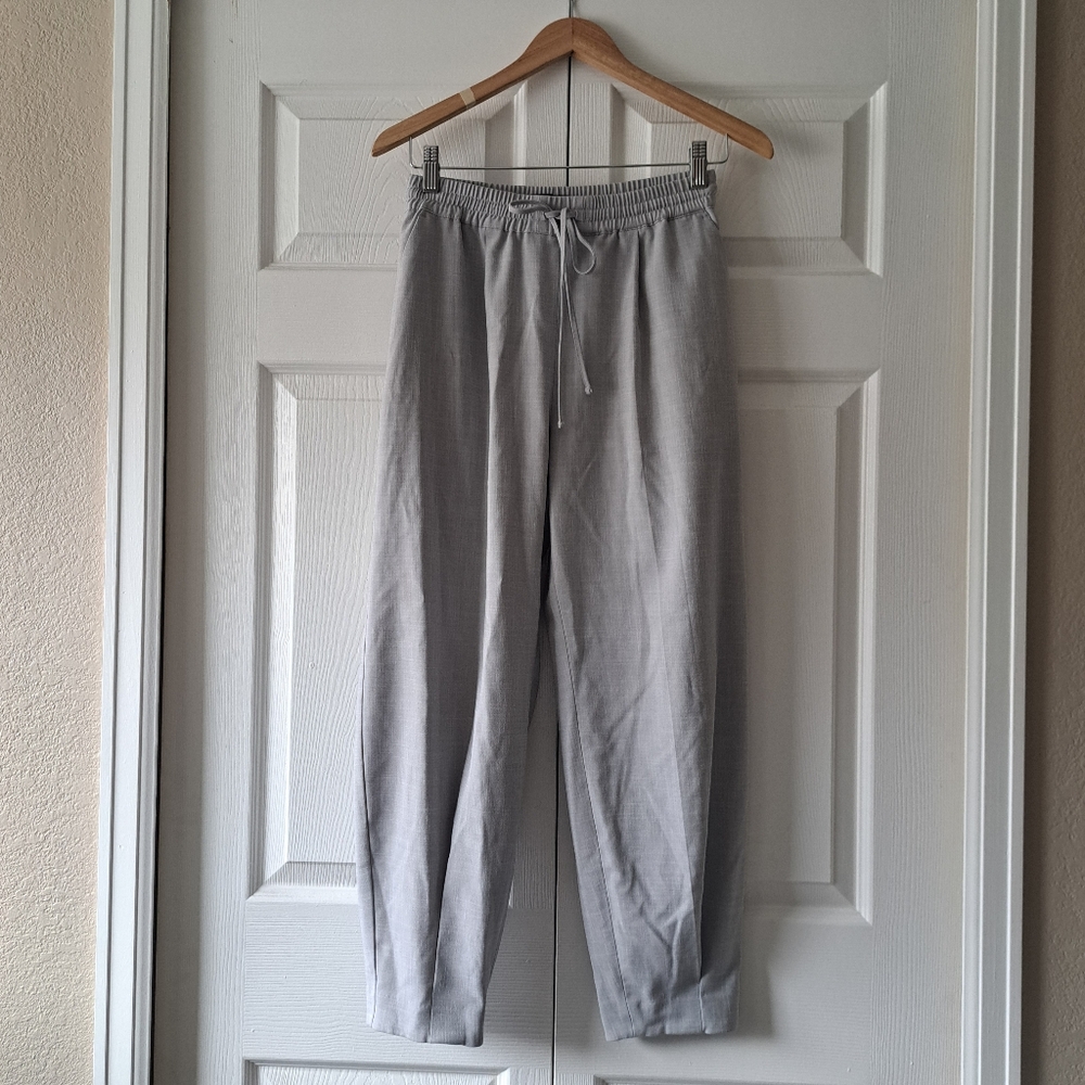Express Modern Office Pullover Ankle High-Rise Gray Pants Size XS